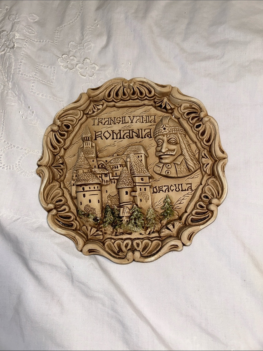Romanian wall plaque or decorative 3D Transylvania region by Denaro RT. - Picture 3 of 13